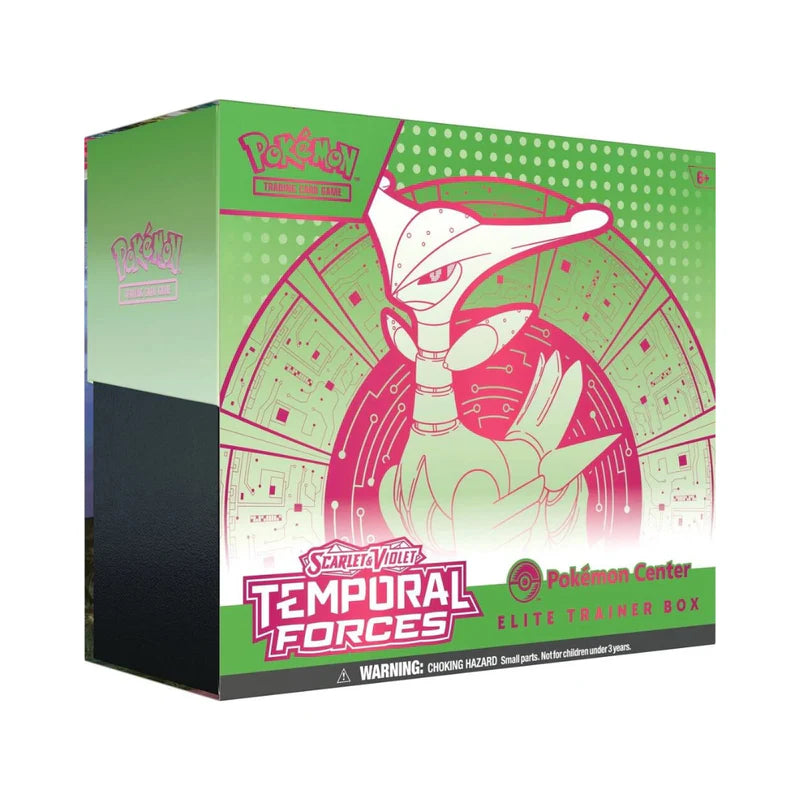 Pokemon Center TCG - Temporal Forces - Iron Leaves - Elite Trainer Box Etb - Inglés