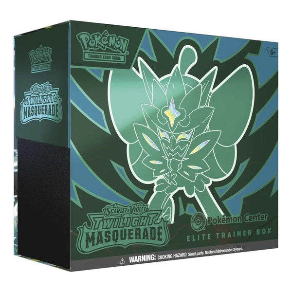 Pokemon Center TCG - Twilight Masquerade - Elite Trainer Box Etb - Inglés